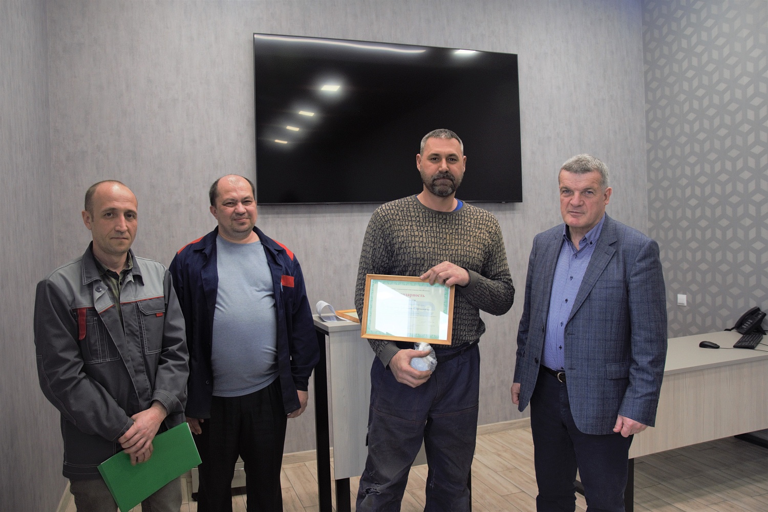 Награждение сварщиков ООО «Полесье» 