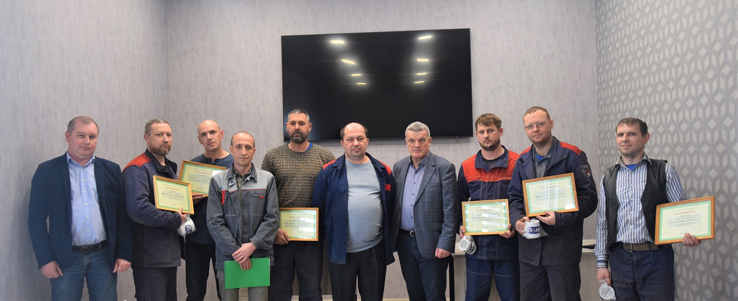 Награждение сварщиков ООО «Полесье» 