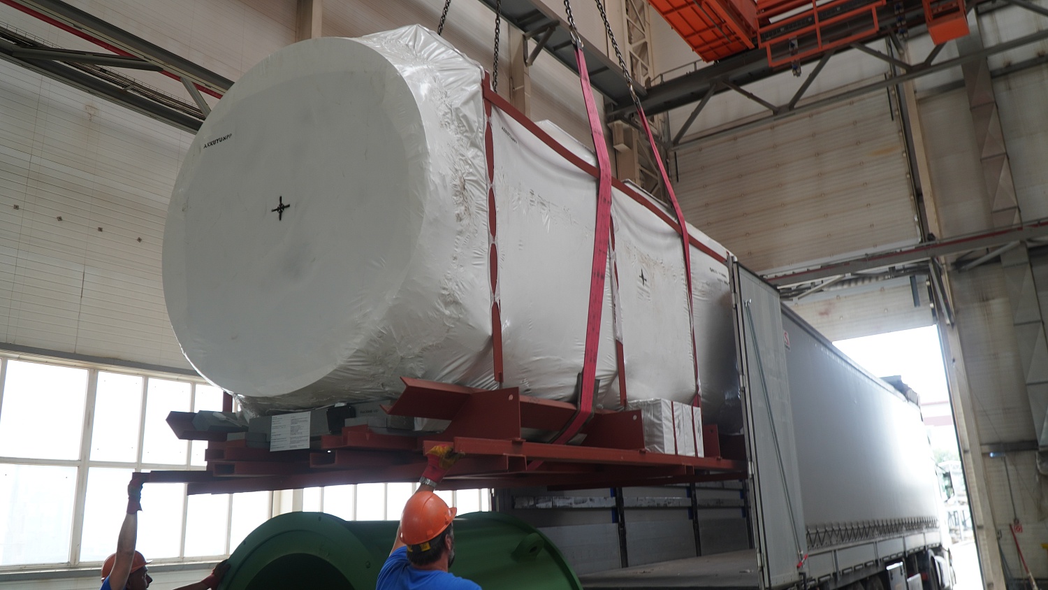 Отгрузка чехлов транспортных для АЭС «Аккую»