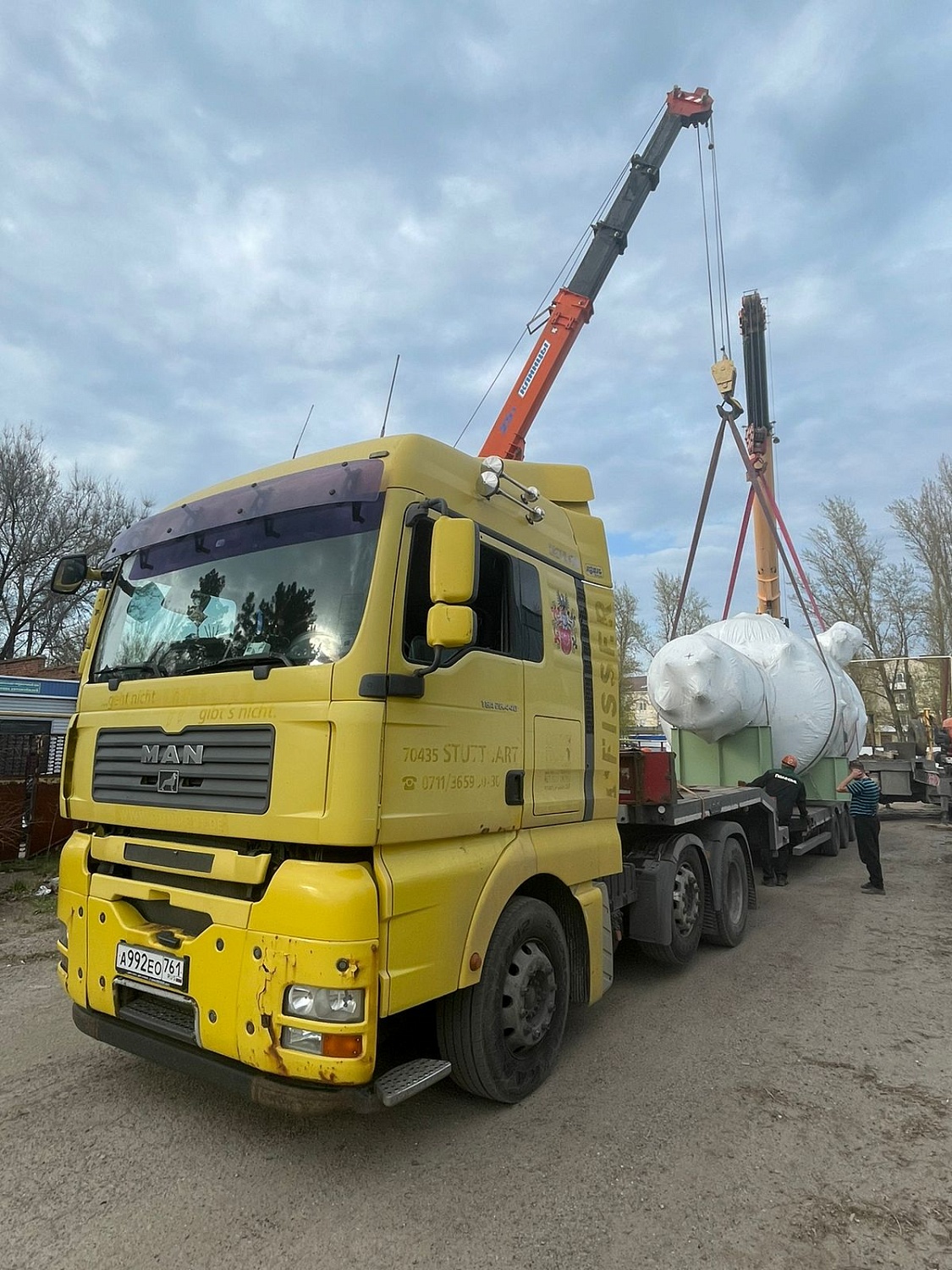 Осуществлена отгрузка в порт Санкт-Петербурга закладных Шлюзов для персонала и Деаэратора продувки для блока № 6 АЭС Куданкулам (Индия) 