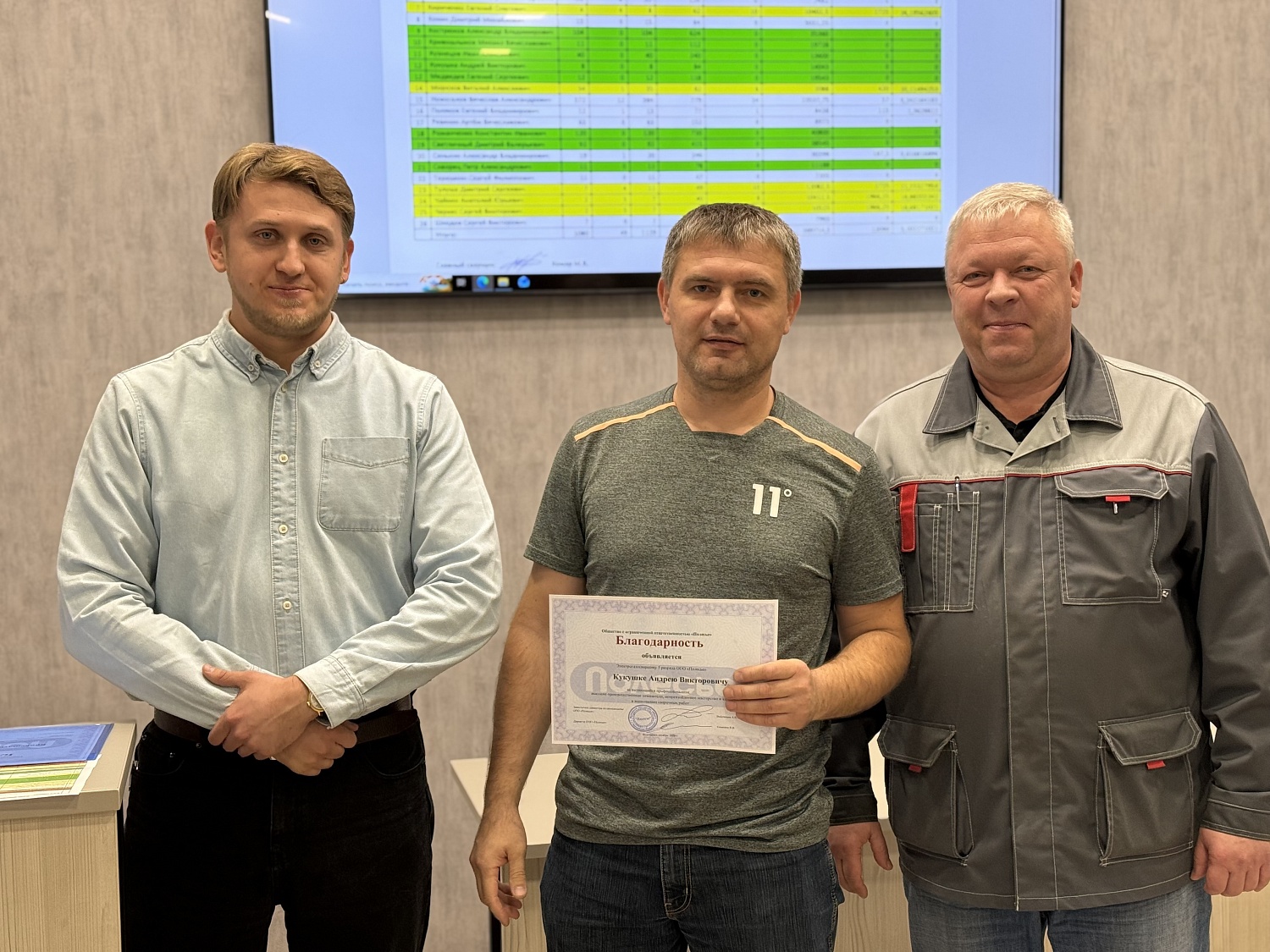 В ООО «Полесье» отметили лучших сварщиков по итогам третьего квартала 2026 года