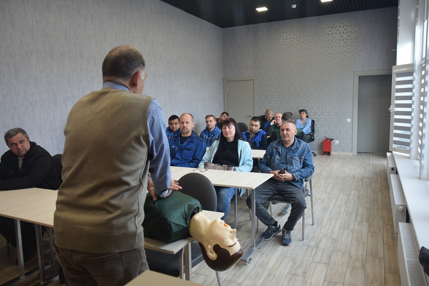 Обучение сотрудников ООО «Полесье» жизненно важным навыкам оказания первой помощи пострадавшим