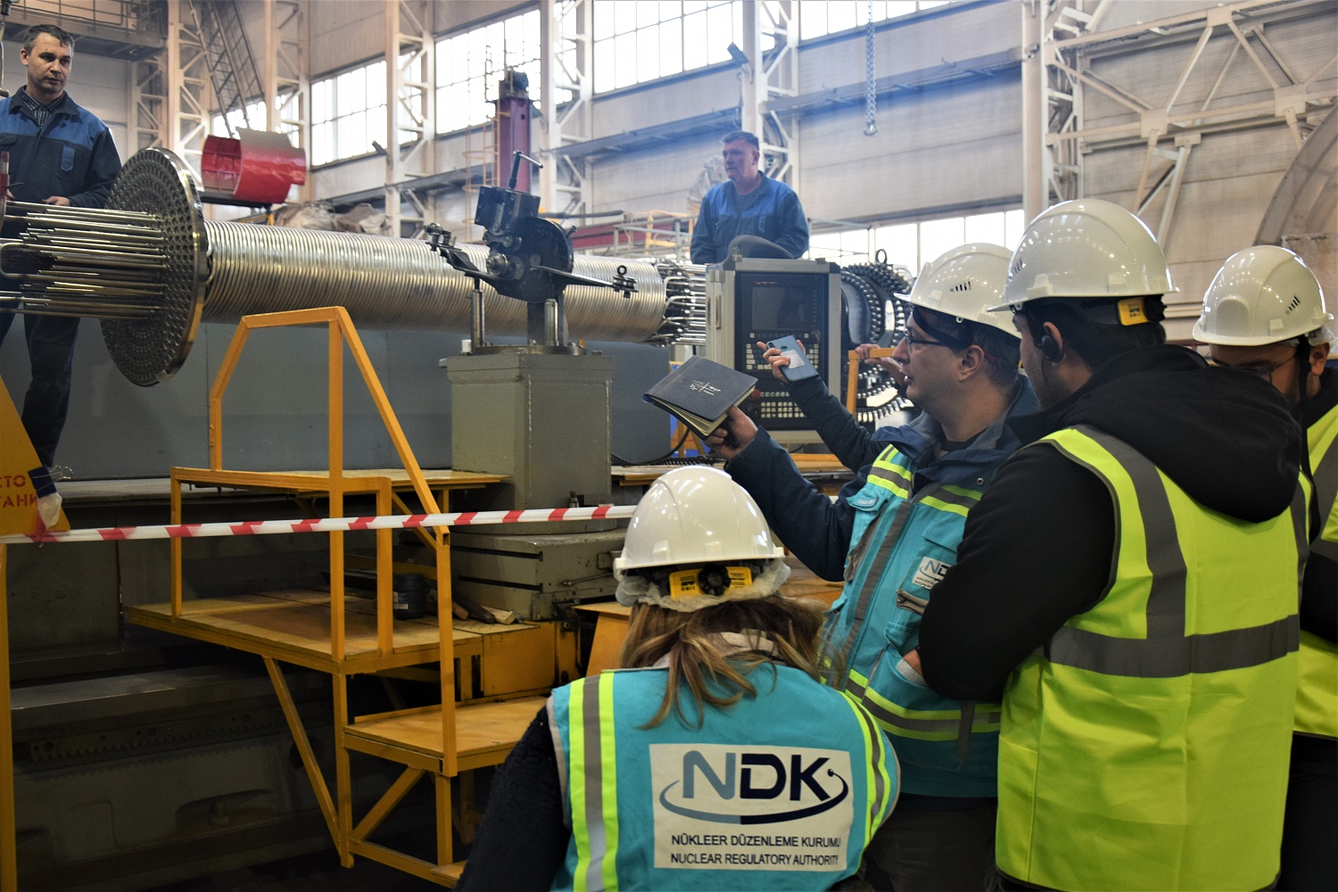 Визит агенства по ядерному регулированию на ООО "Полесье" 